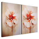Impression sur toile modulaire Peinture représentant une fleur