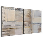 Impression sur toile modulaire Deux œuvres d'art