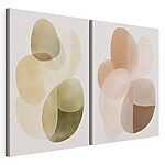 Impression sur toile modulaire Des courbes douces et des teintes apaisantes
