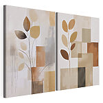 Impression sur toile modulaire Peinture représentant une plante