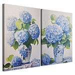Impression sur toile modulaire Peinture représentant des fleurs dans un vase