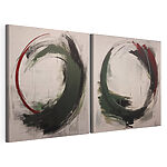Impression sur toile modulaire Deux œuvres d'art
