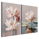 Impression sur toile modulaire Collage de fleurs