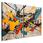 Impression sur toile modulaire Peinture de différentes couleurs
