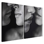 Impression sur toile modulaire Des moments intimes immortalisés avec précision