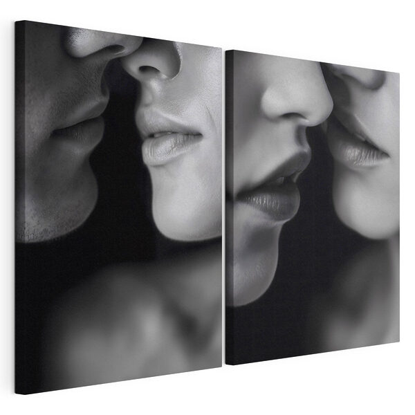 Des moments intimes immortalisés avec précision Impression sur toile modulaire Des moments intimes immortalisés avec précision