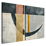 Impression sur toile modulaire Deux œuvres d'art