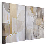 Impression sur toile modulaire Deux tableaux de formes et de couleurs différentes