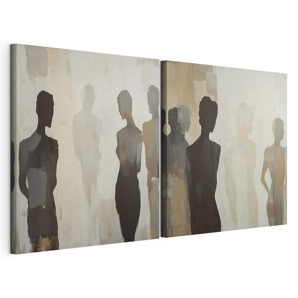 Peinture représentant le corps d'une femme Impression sur toile modulaire Peinture représentant le corps d'une femme