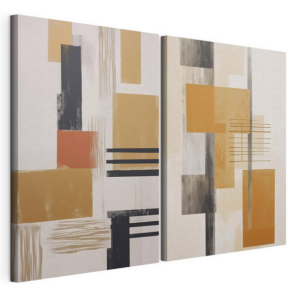 Impression sur toile modulaire Peinture de différentes couleurs