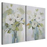 Impression sur toile modulaire Peinture représentant des fleurs dans un vase