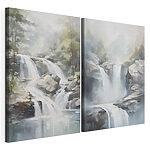 Impression sur toile modulaire Peinture représentant une cascade