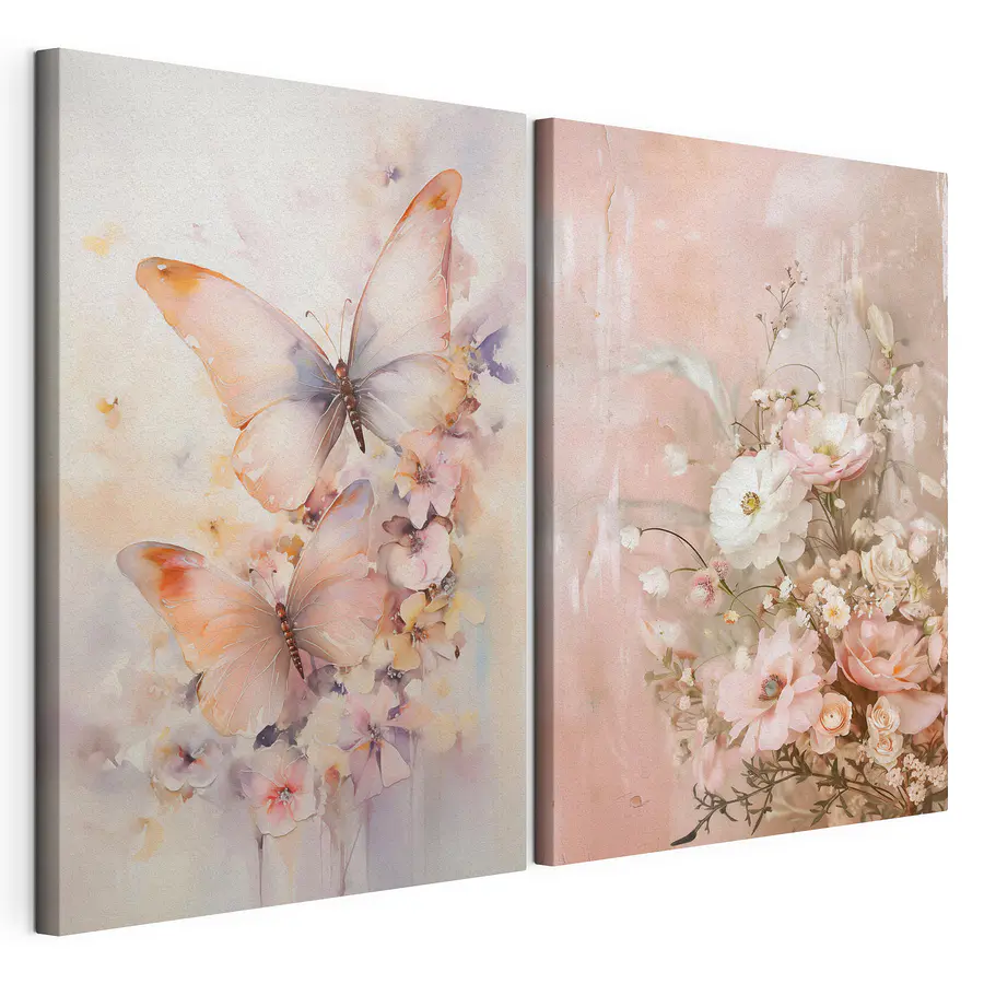 Tableau modulaire Grâce des papillons (UGS : m30267)