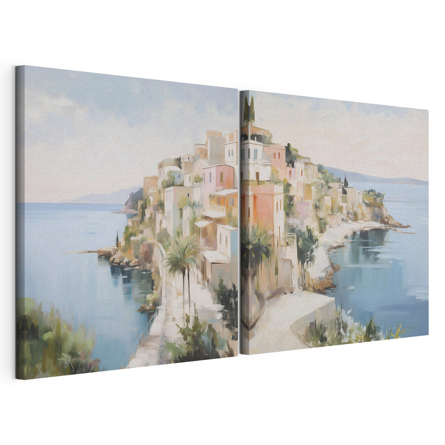 Tableau modulaire Charme du village côtier (UGS : m30295) Tableau modulaire Charme du village côtier (UGS : m30295)