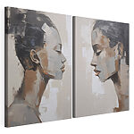 Impression sur toile modulaire Tableau représentant une femme