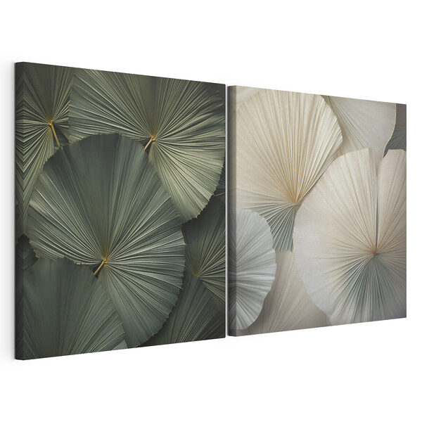 Des plis complexes au design naturel Impression sur toile modulaire Des plis complexes au design naturel