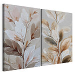 Impression sur toile modulaire Des teintes douces empreintes d'élégance botanique
