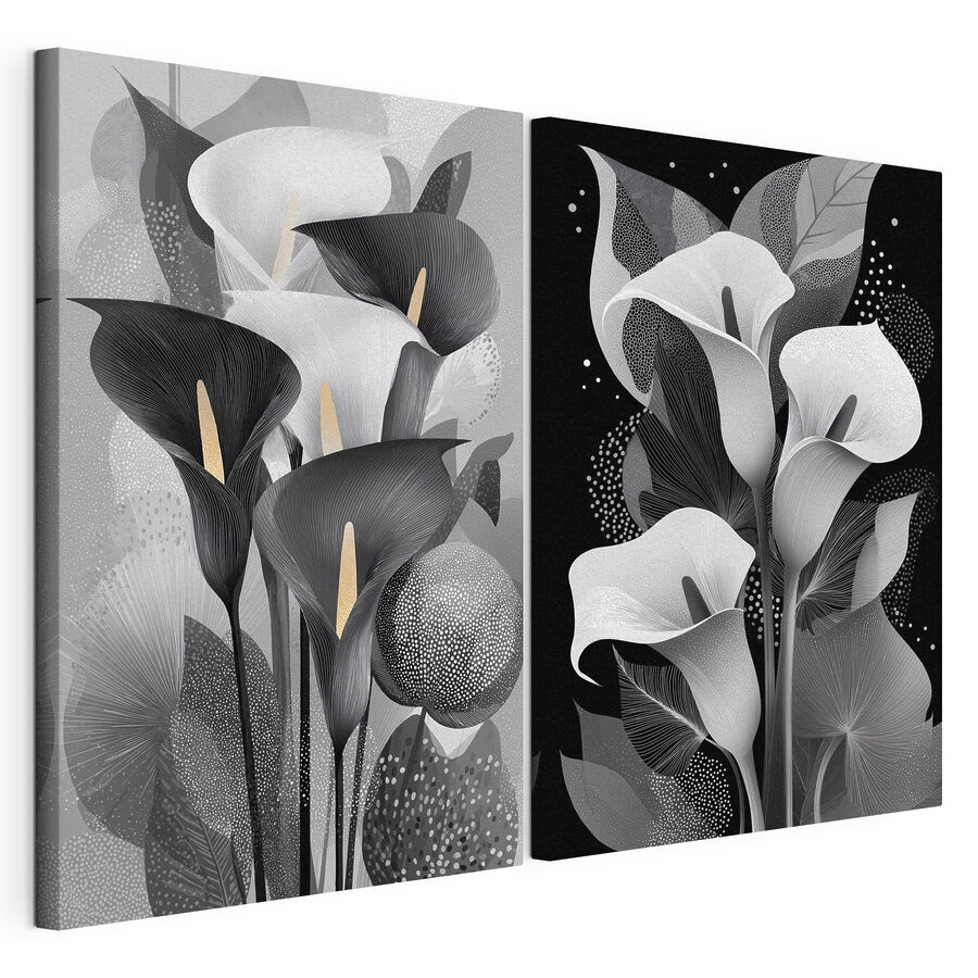 Tableau modulaire Grâce des arums (UGS : m30455) Tableau modulaire Grâce des arums (UGS : m30455)