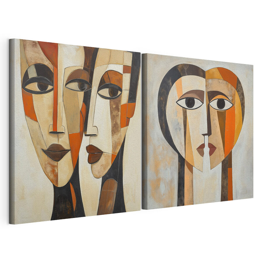 Tableau modulaire Peinture représentant le visage d'une femme (UGS : m30885) Tableau modulaire Peinture représentant le visage d'une femme (UGS : m30885)