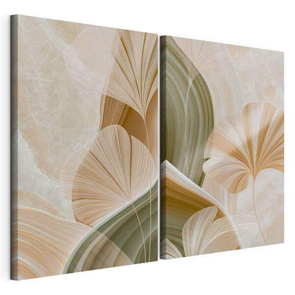 Impression sur toile modulaire Les courbes douces de la beauté de la nature