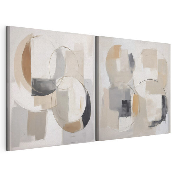 Paire d'œuvres d'art Impression sur toile modulaire Paire d'œuvres d'art