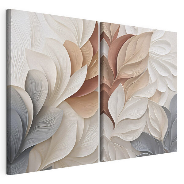 Les subtiles nuances de la beauté de la nature Impression sur toile modulaire Les subtiles nuances de la beauté de la nature