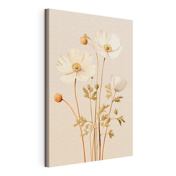 Tableaux Des fleurs délicates aux teintes douces