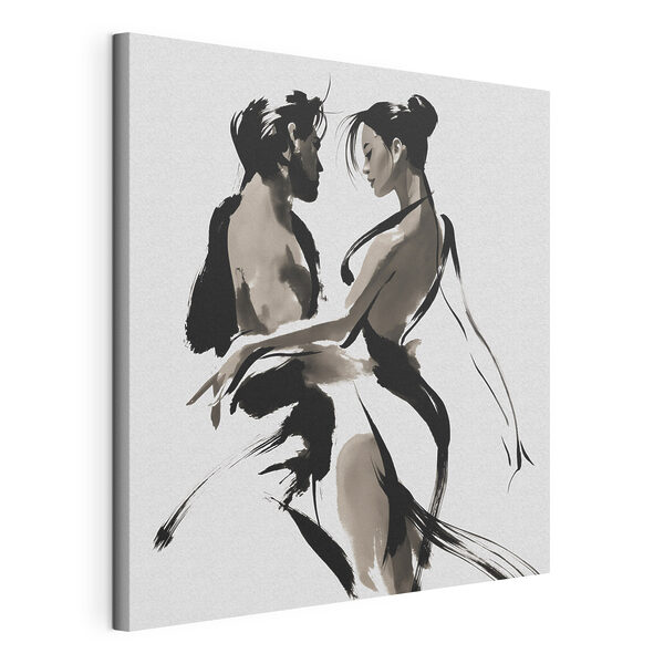 Un homme et une femme qui dansent Tableaux Un homme et une femme qui dansent