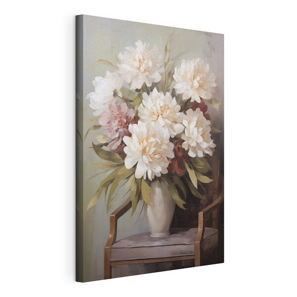 Tableaux Peinture représentant des fleurs dans un vase