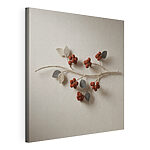 Tableaux Branche avec des baies et des feuilles