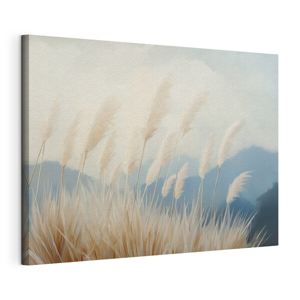 Les herbes tendres ondulent sous la douce brise Tableaux Les herbes tendres ondulent sous la douce brise