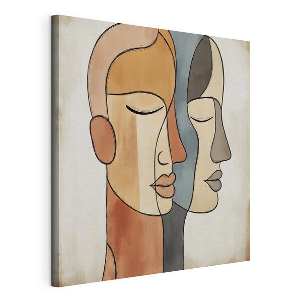 Dessin représentant deux personnes Tableaux Dessin représentant deux personnes
