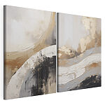 Impression sur toile modulaire Deux œuvres d'art