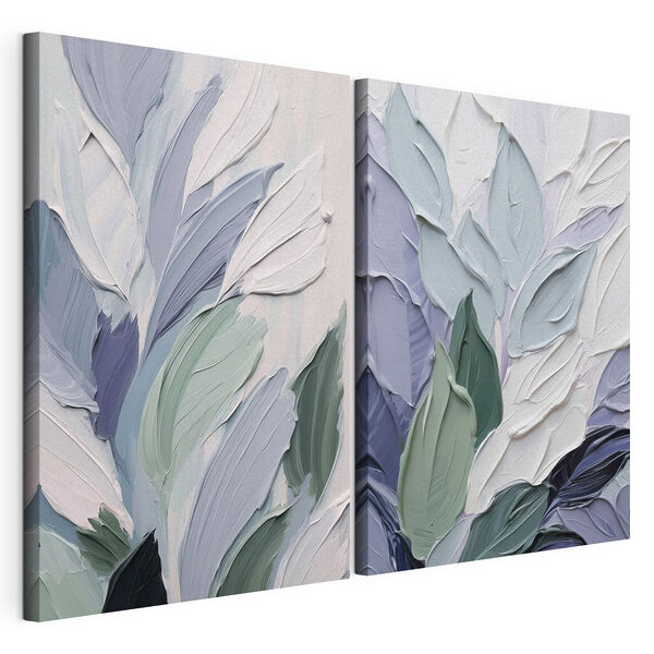 Impression sur toile modulaire Les teintes douces de l'étreinte de la nature