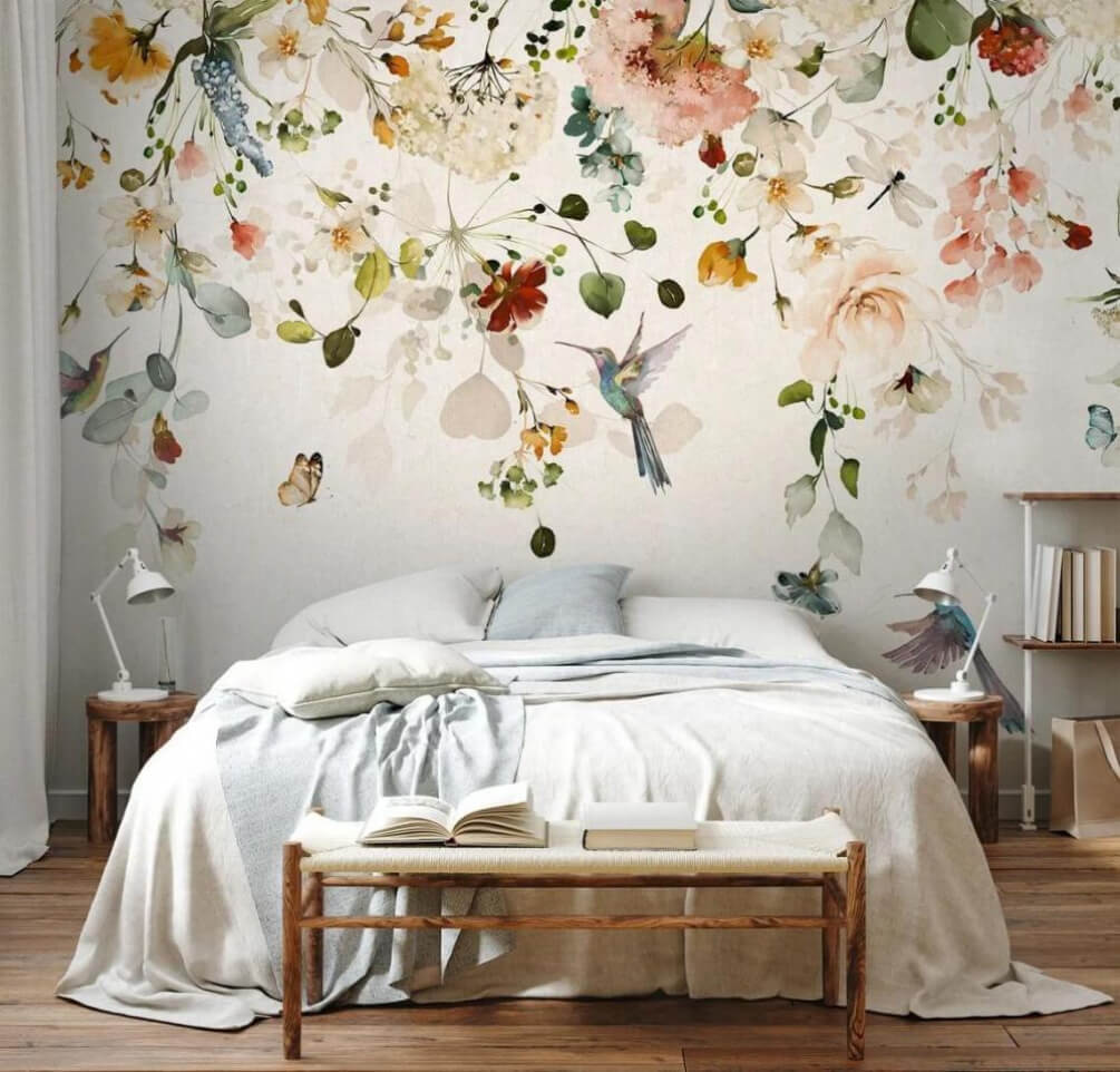 Papier Peint de fleurs